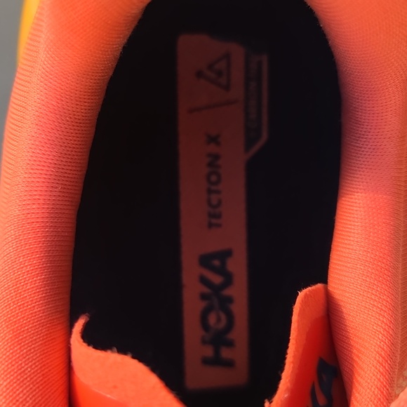 Hoka Women's Coral and Teal Athletic Shoes - Picture 7 of 8